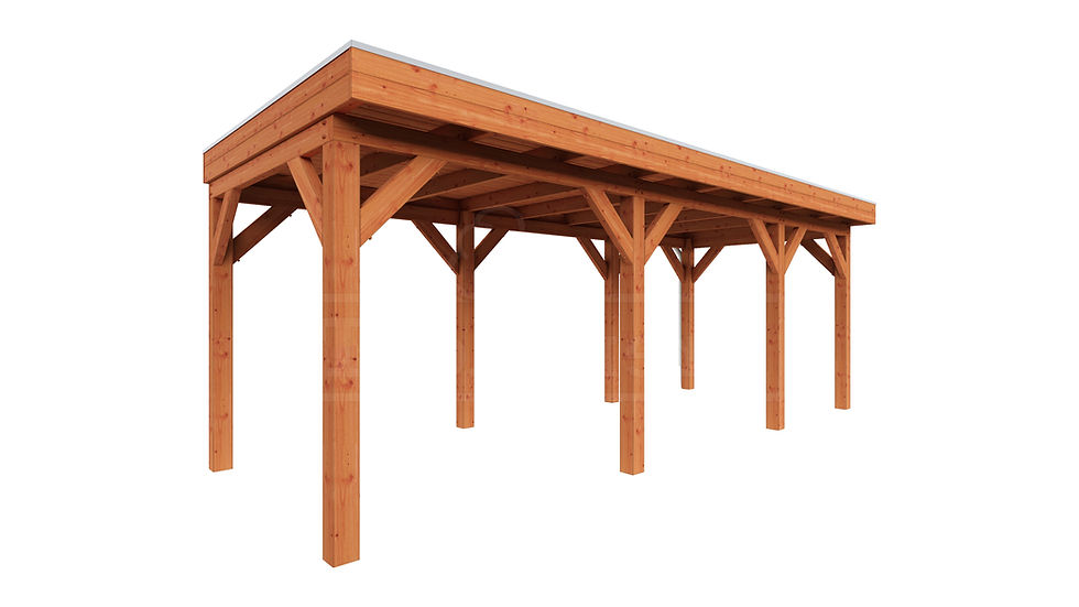 Thumbnail: Trendhout Douglas Overkapping Refter XL 675 x 250 cm