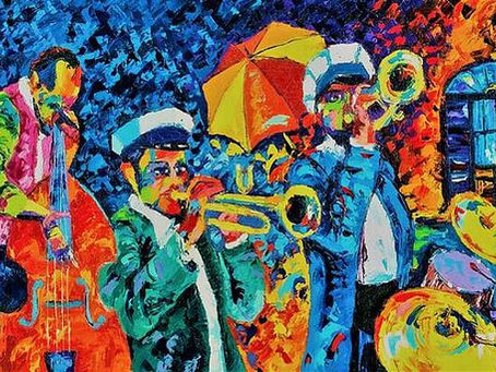 With the Saints Marching in...