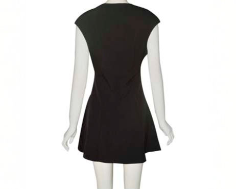 Thumbnail: Minimalist Black blazer-style romper with sleek silhouette and elegant details