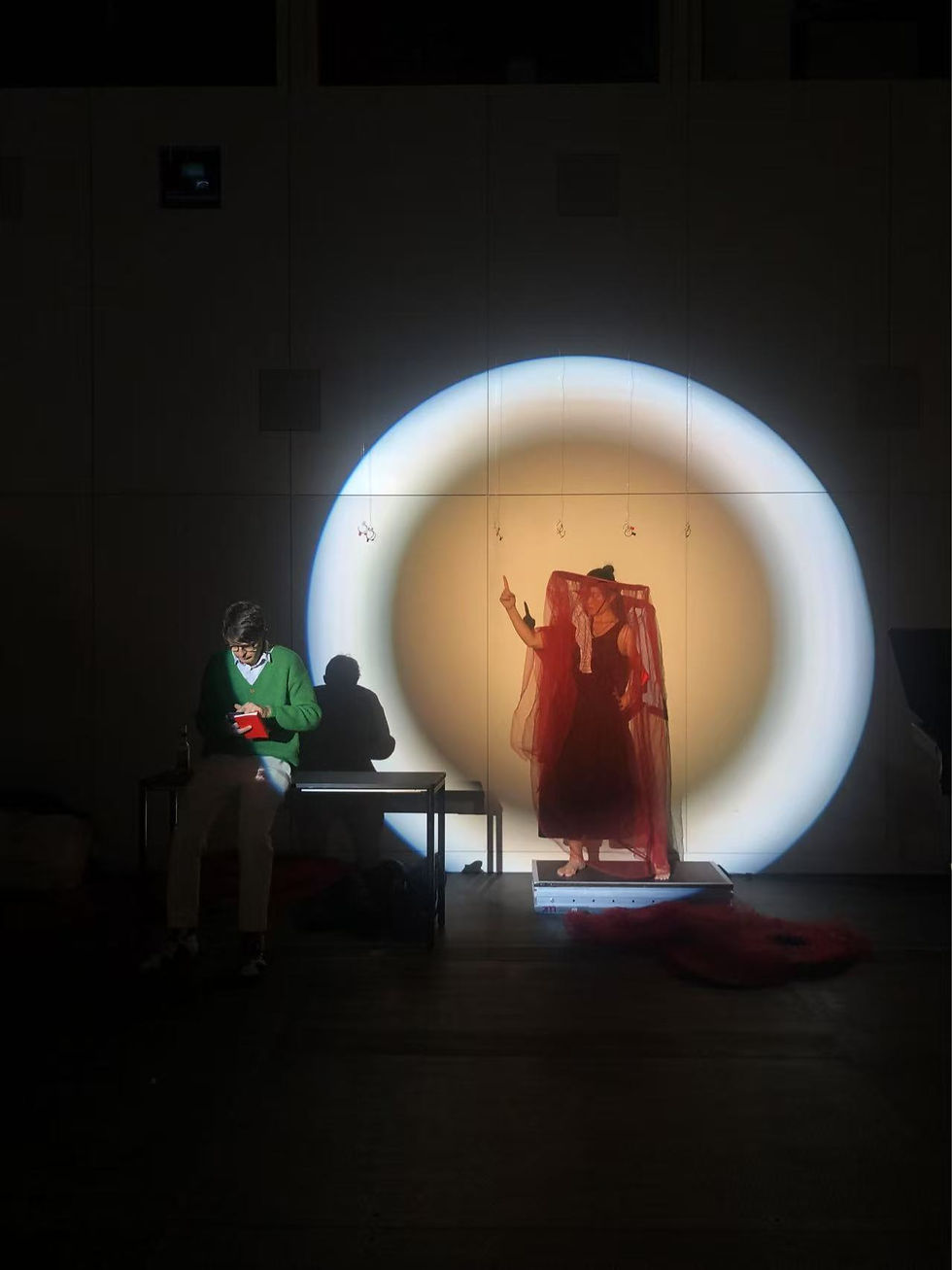 革命:幽灵的箭矢,演出现场,Jan Linders以及王亚男2023,摄影:陈淑瑜