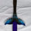 Thumbnail: Blue and Purple 5.5" Decorative Dagger 