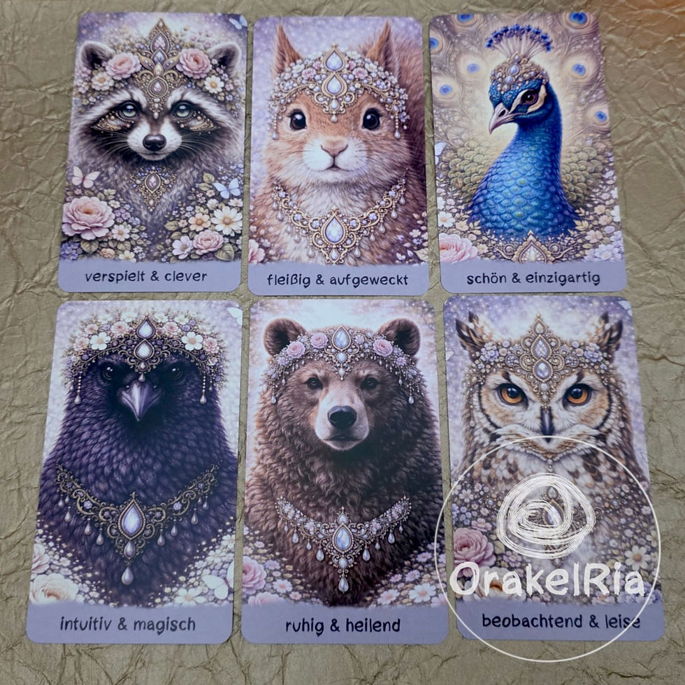 Miniaturbild:  "Glamouria" - Krafttierkarten