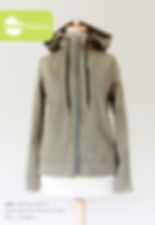 Waffle Patterns sewing patterns Dropje vest optional sleeve pattern