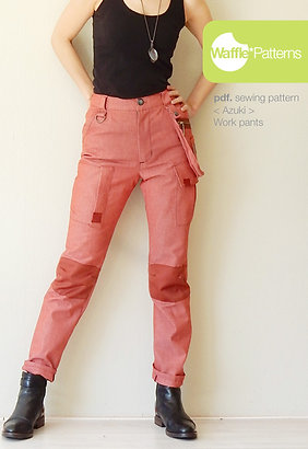 Work pants -Azuki- (size 32-52) PDF