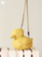 Thumbnail: Rubber duck Accessory bag digital sewing pattern; (PDF download) -Eendje-, animal shaped bag, plushie bag, statement bag, Waf