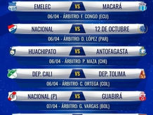 📌 ¡Los árbitros que dirigirán las revanchas de la Primera Fase de la Conmebol Sudamericana!🏆