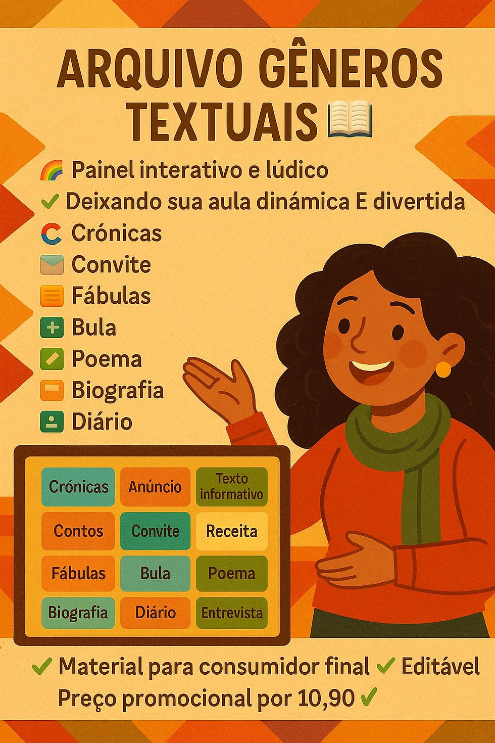 Miniatura: Super Kit – Gêneros Textuais em Ação!