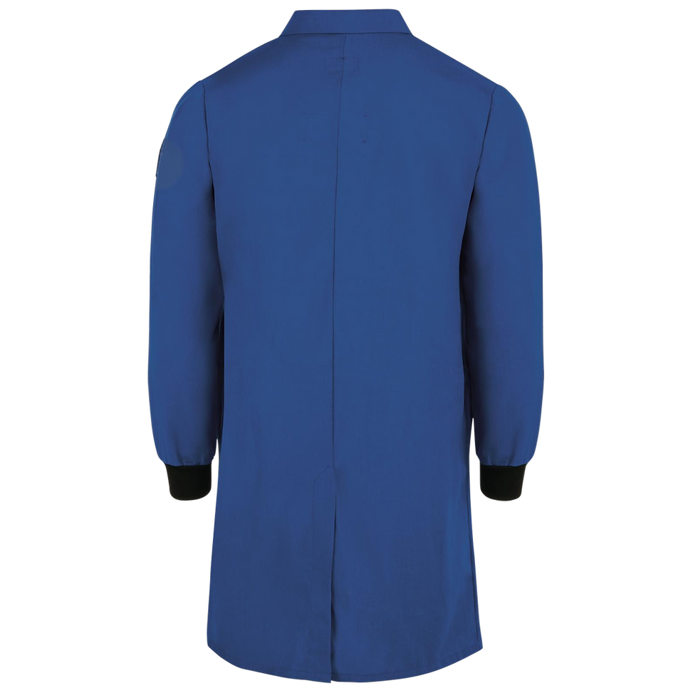 Thumbnail: WorkVigour Men's FR Lab Coat with Knit Cuffs