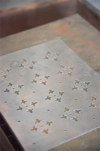 Miniaturbild: Schablonen - Stencil - Four-leaf clover