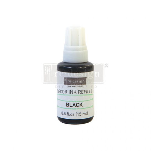 Redesign Décor Ink Refill - Black - Refill 15 ml