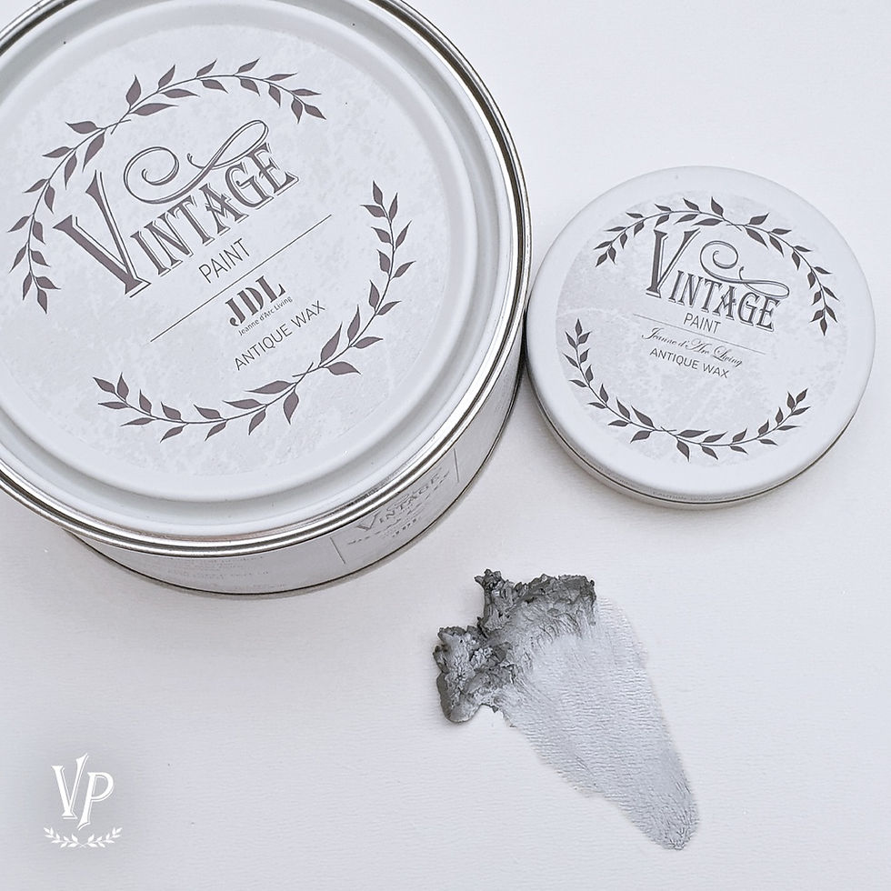 Miniaturbild: Vintage Paint Decor Wax - Silver 35gr