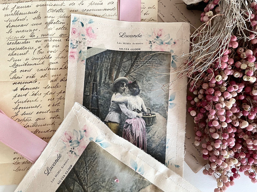 Miniaturbild: Lavendel Sachet.  Paar