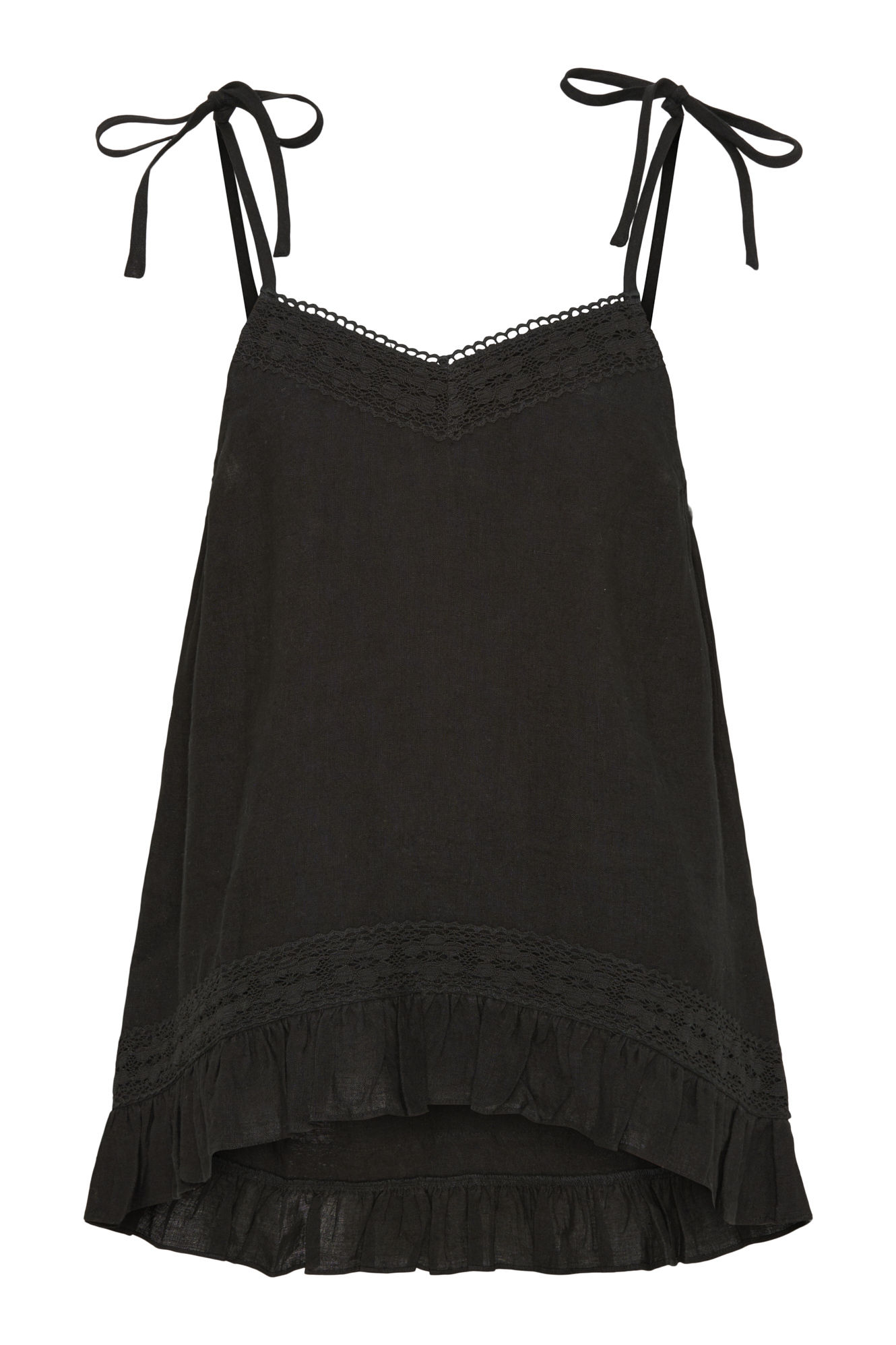 Femme Façon Top Dorrit-schwarz