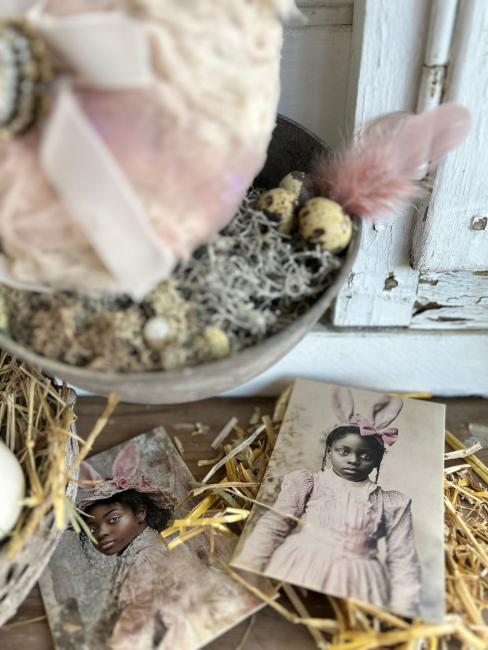 Miniaturbild: Shabby-Chic Eier – Nostalgie & Glamour