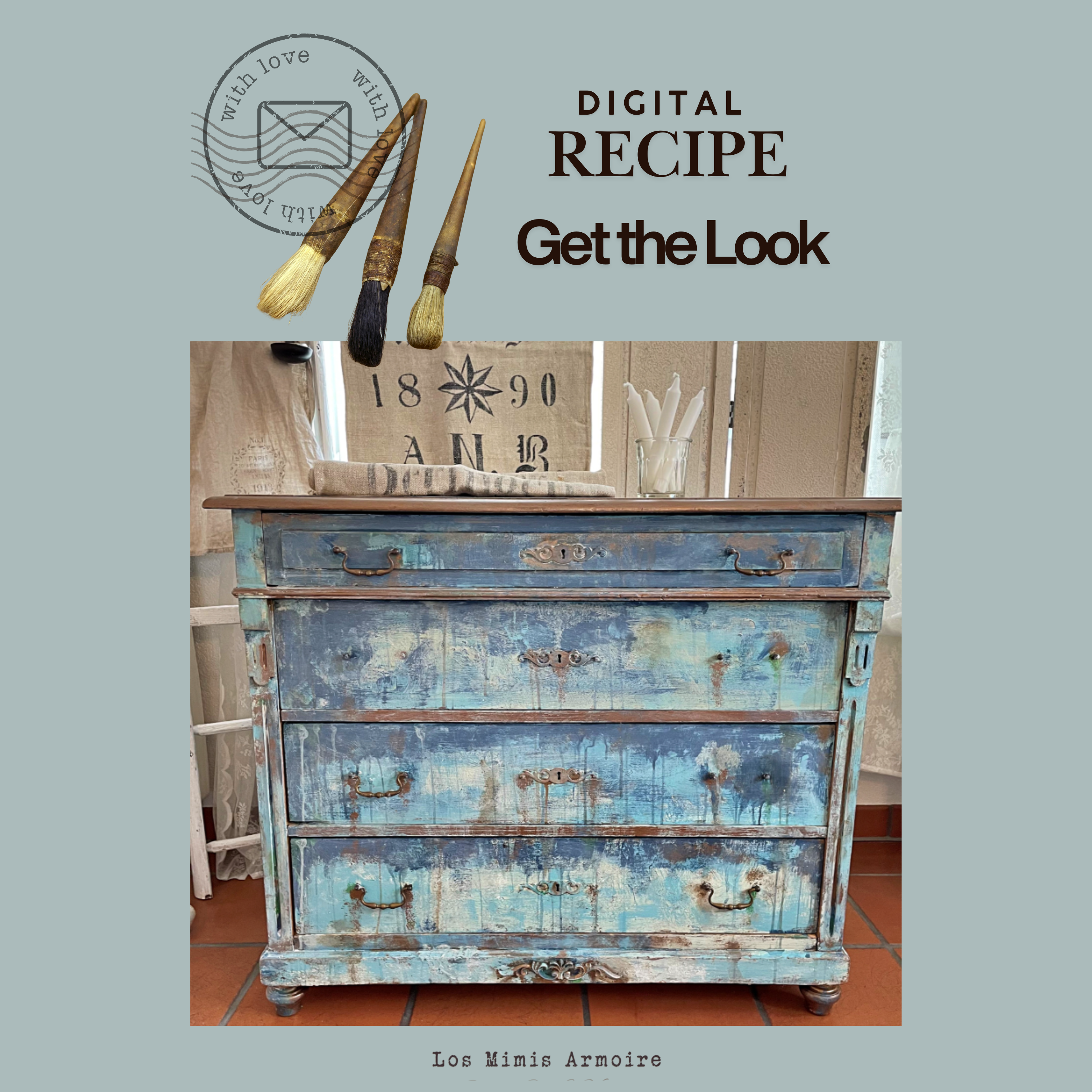 Get the Look: Ancient Verdigris – Recipe Card (Digital Product)