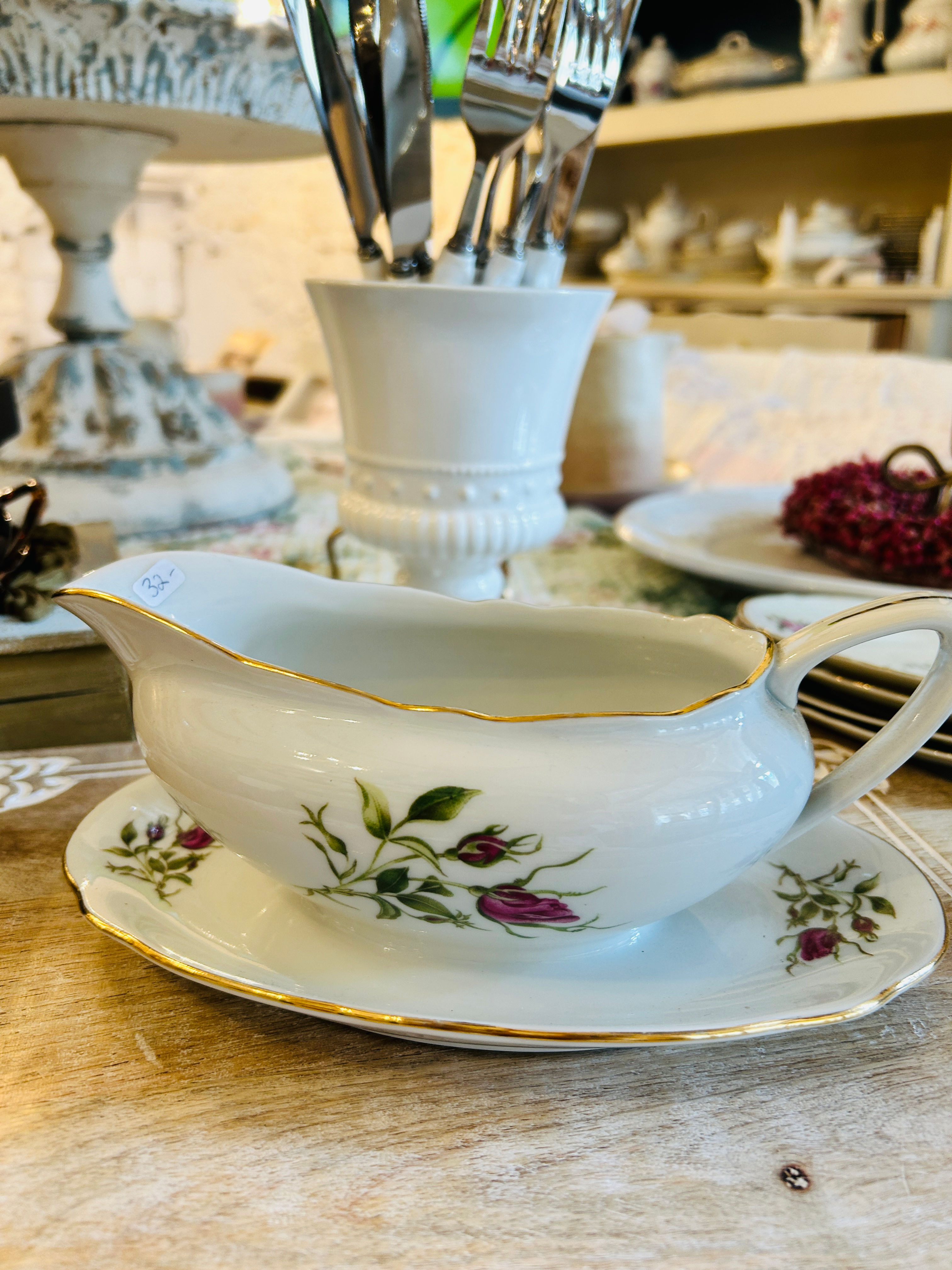 „Edelrosa“ Sauciere