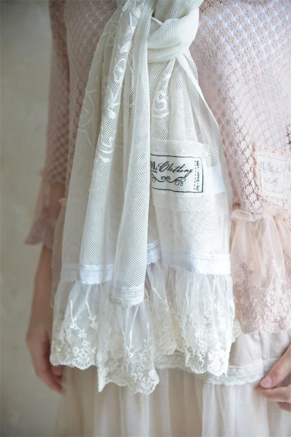 Miniaturbild: Schal Jeanne d'Arc Living Tüll romantisch creme