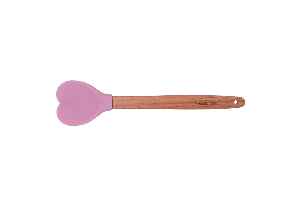 Miniaturbild: Silikonlöffel in Herzform Rosa -spoon