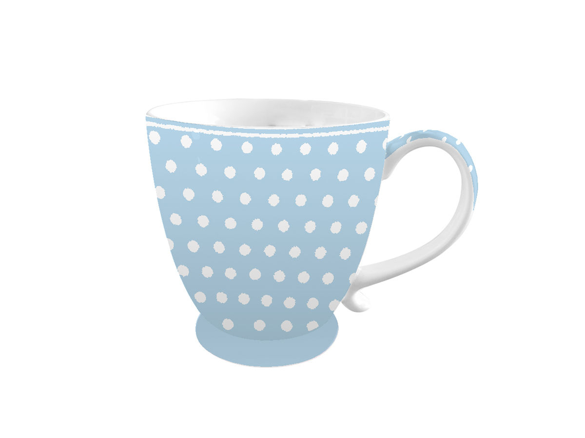 Becher Punkten blau -Mug dots