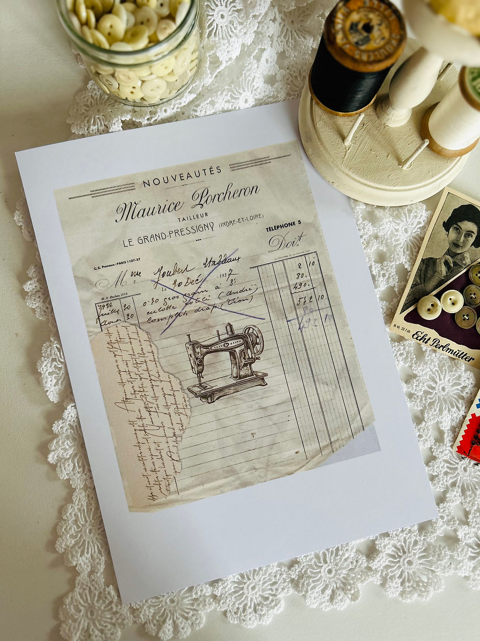 Miniaturbild: Digital Printable: La Mercerie Française