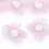 Miniaturbild: Organza Blume mit Perlen30-35mm Hell rosa