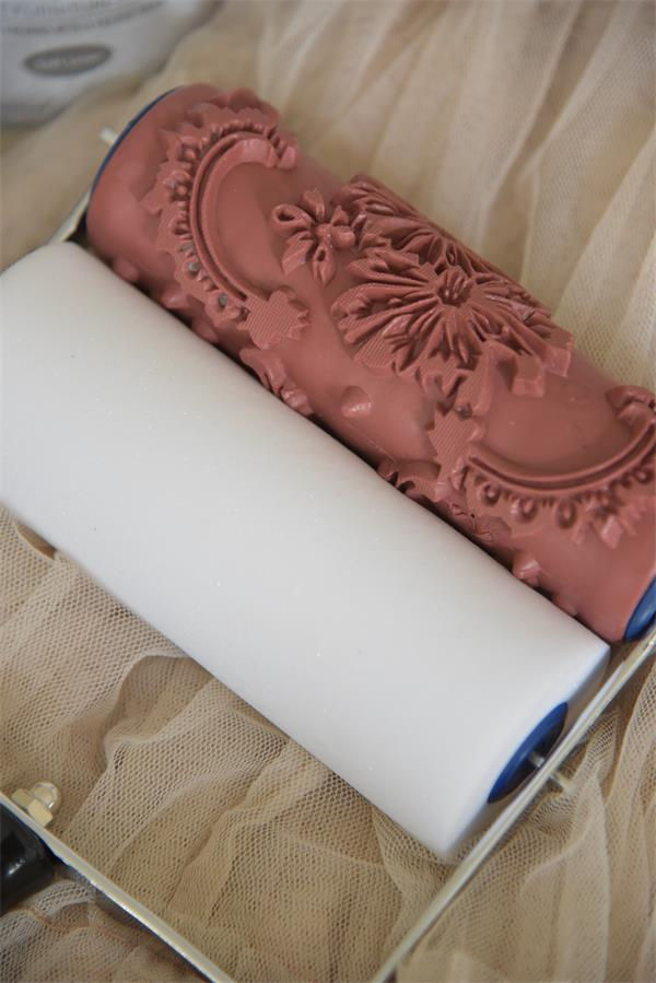 Miniaturbild: Schablonerolle Kornblume - Stencil roll cornflower