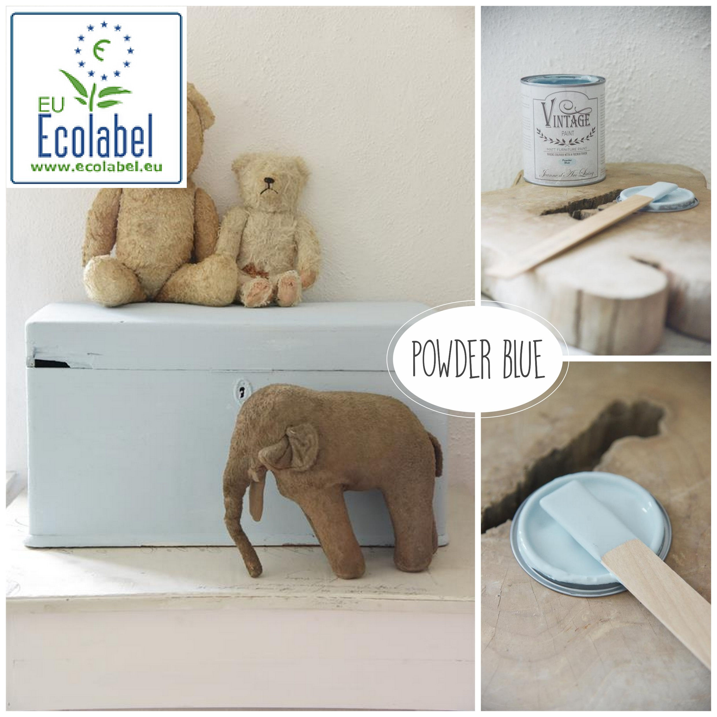 Vintage Paint Powder Blue