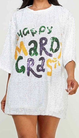 Thumbnail: Mardi Gras Dress (White)