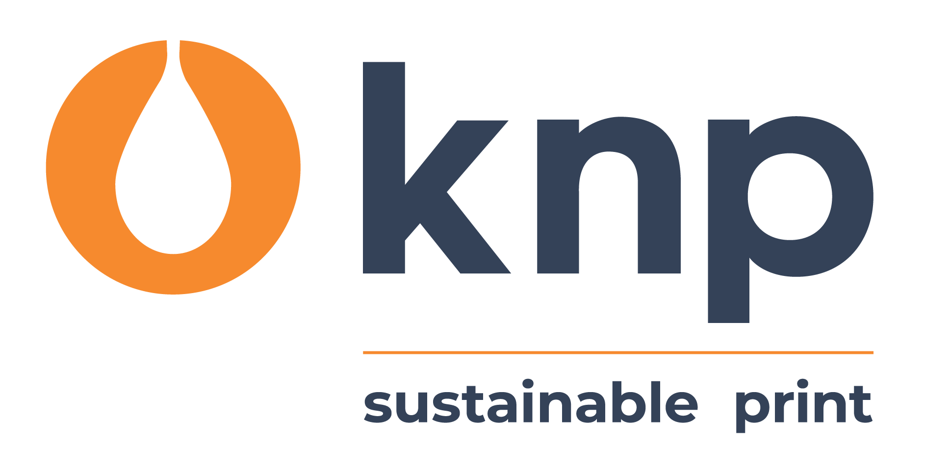 KNP Sustainable Print Logo - Blue - Horizontal.png