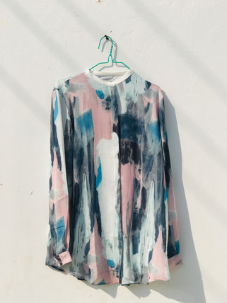 #sale 30% Blouse Long Sleeve Watercolour