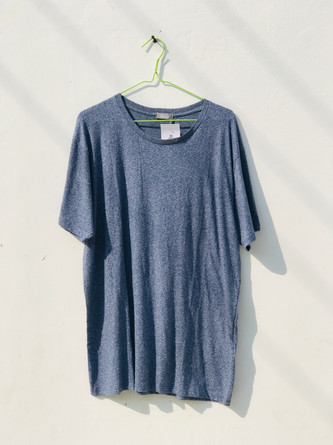 #sale 30% T-Shirt Yarn Effect Blue
