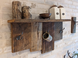 'Dakota' Barn Wood Coat Rack