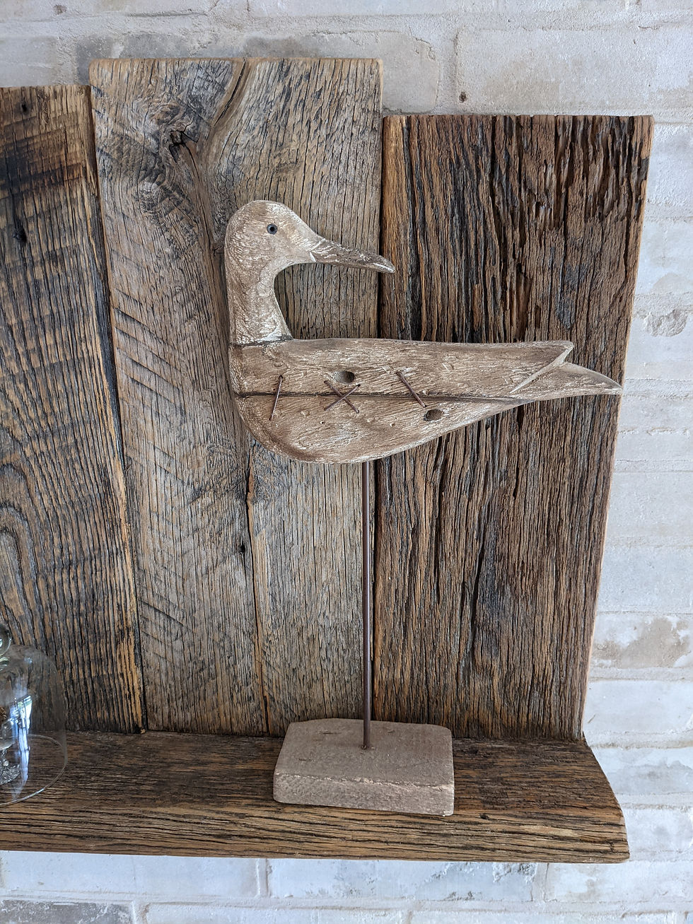 Thumbnail: Barn Wood Wall Art with Shelf