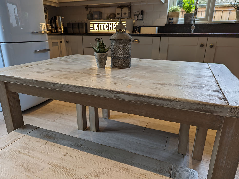 Thumbnail: 'Cotswold' Aged Antique Oak Dining Set