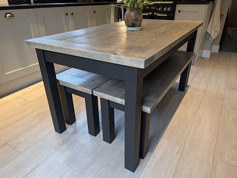 Cotswold Graphite & Black Dining Set