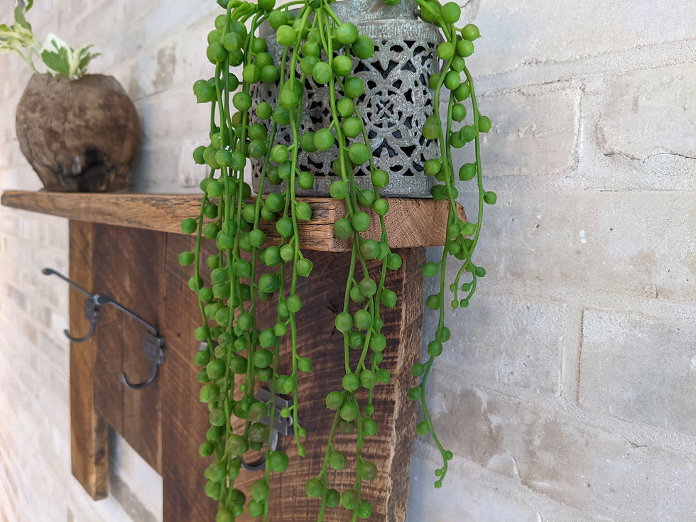 Thumbnail: 'Dakota' Barn Wood Coat Rack with Shelf