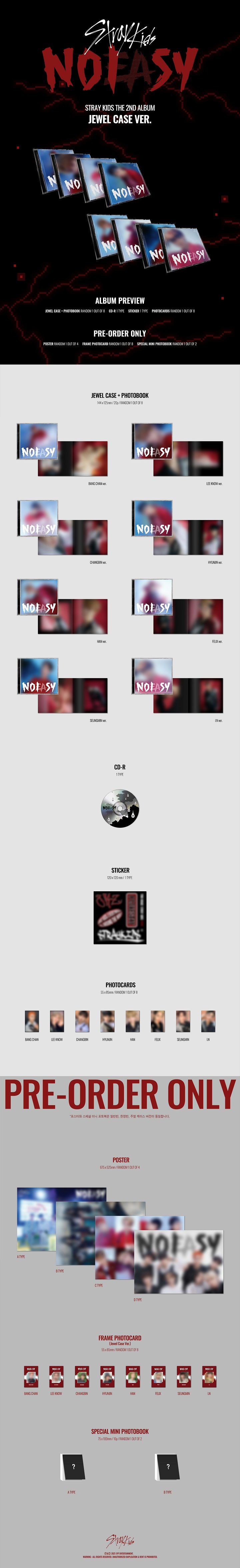 Thumbnail: (JEWEL CASE) STRAY KIDS NO EASY