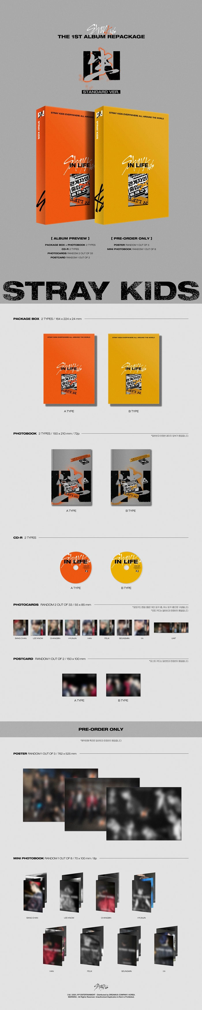 Thumbnail: STRAY KIDS IN LIFE REPACKAGE ALBUM (STANDARD VER)