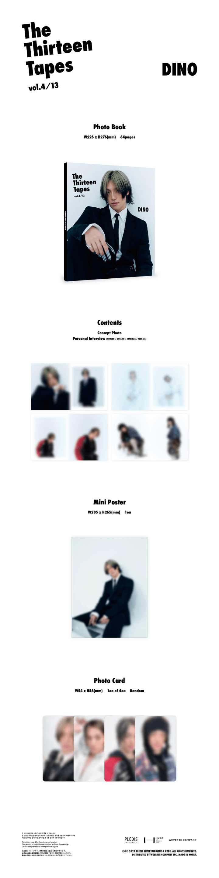 Thumbnail: DINO THE THIRTEEN TAPES (TTT) PHOTOBOOK VOL.4