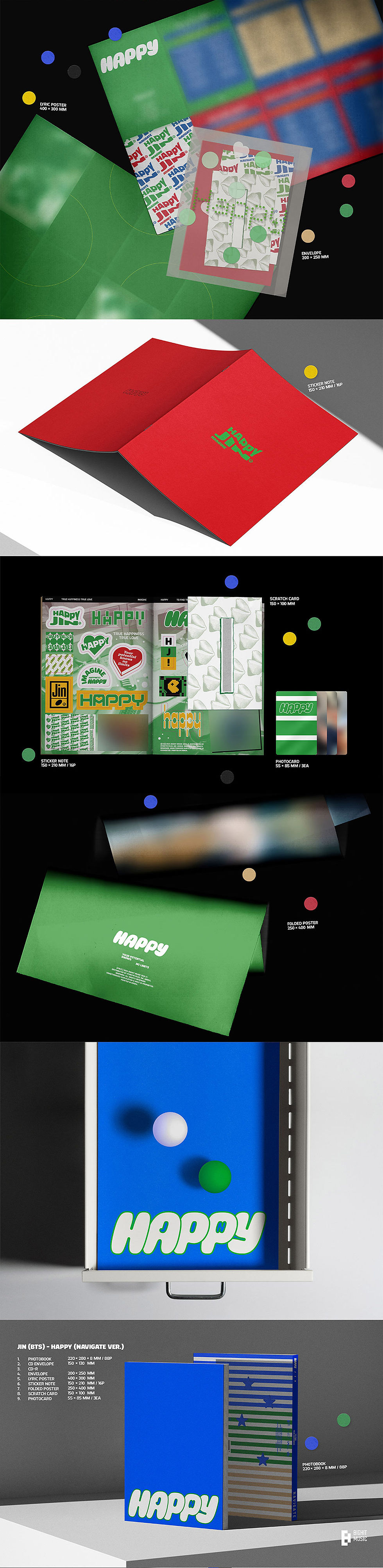 Thumbnail: JIN HAPPY (SOLO ALBUM)