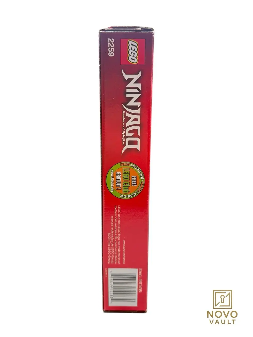 Thumbnail: LEGO Ninjago Skull Motorbike (2259) Jay The Golden Weapons Chopov RARE