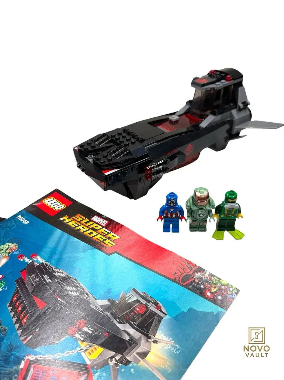 Thumbnail: LEGO Marvel Super Heroes Iron Skull Sub Attack (76048) W/manual