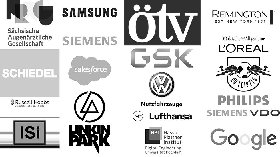 Logos namhafter Kunden für Benchmark-Events