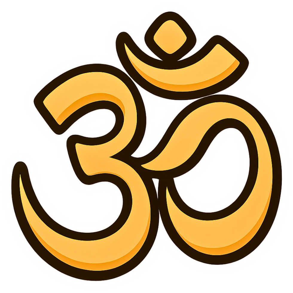 Heiliges Om-Symbol, spirituelles Zeichen