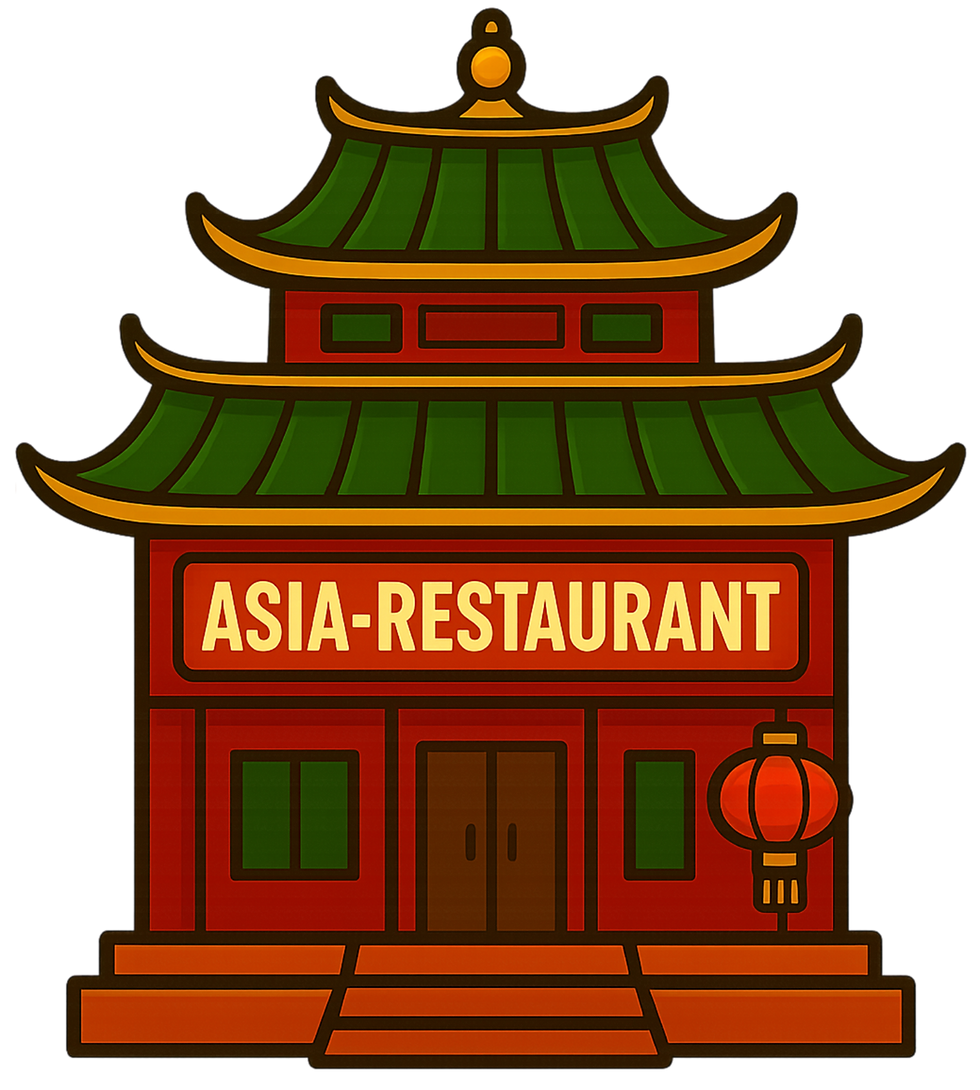 ASIA-Restaurant: Asiatisches Restaurantgebäude