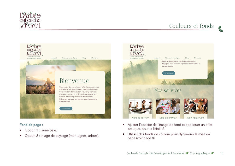 Site Charte Graphique arbre