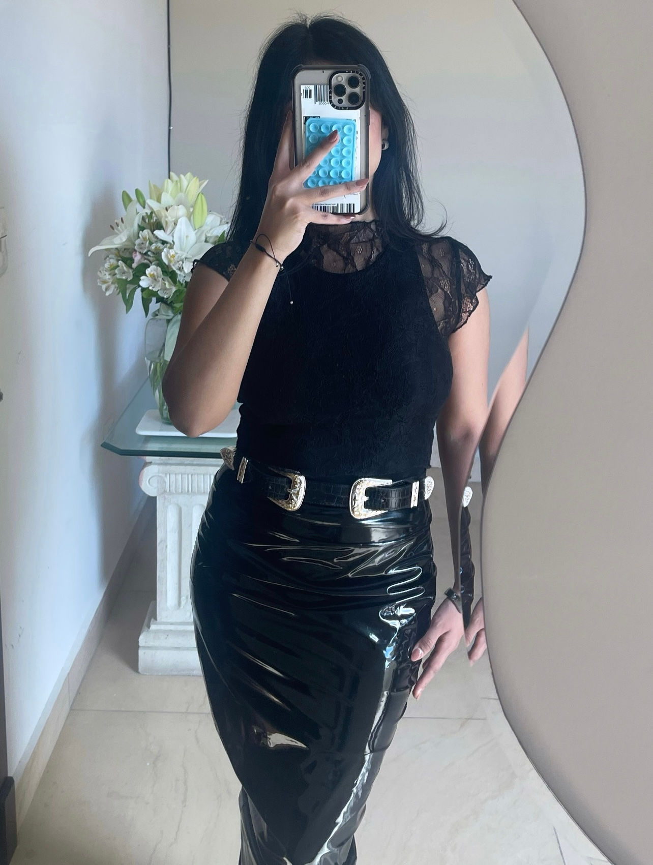 Cinturón Doble Hebilla Negro