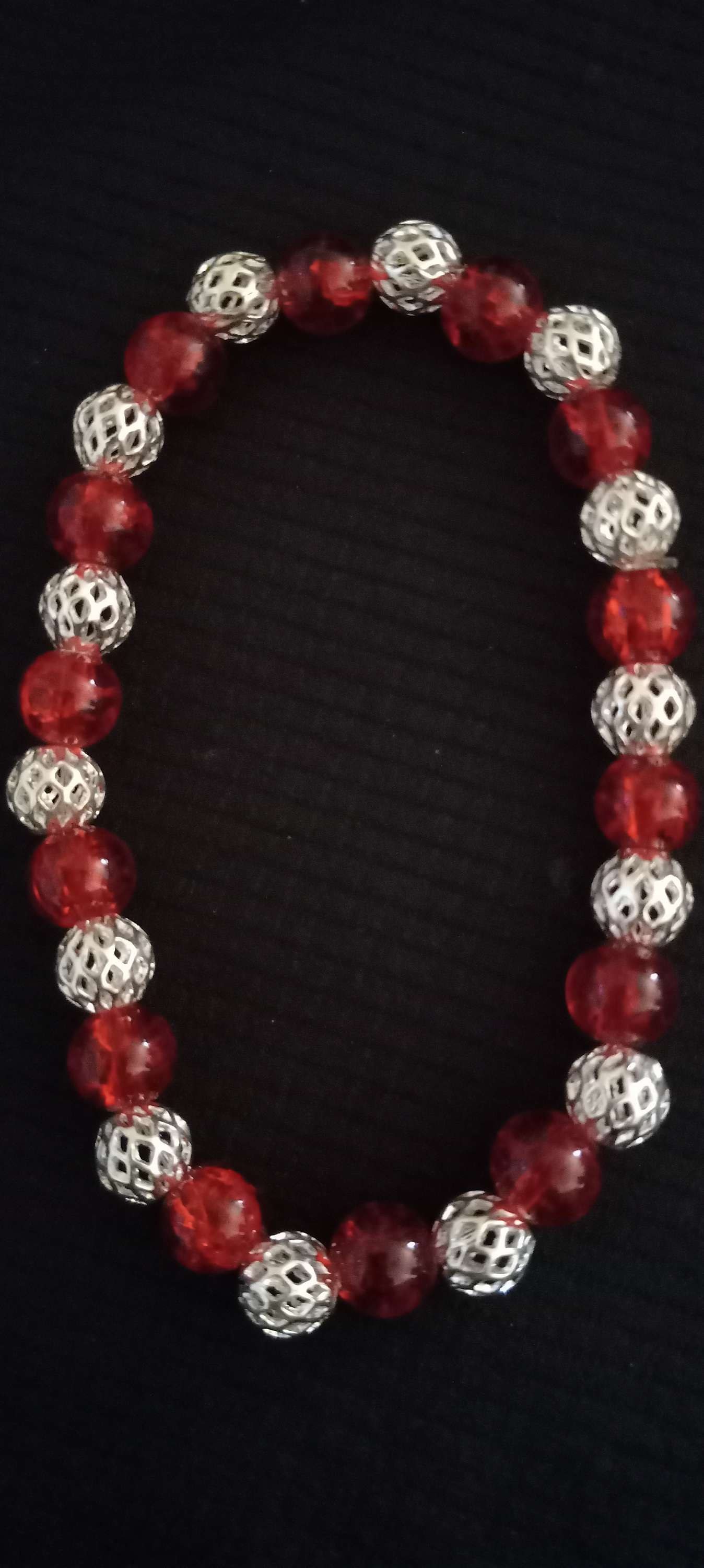 Red and silver