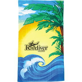Beach Scene Stock Design Beach Towel
