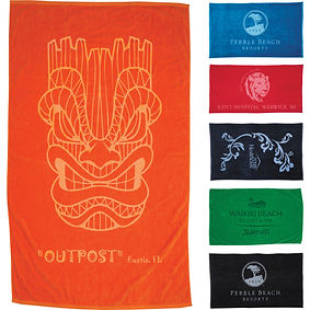 Diamond Collection Colored Beach Towel
